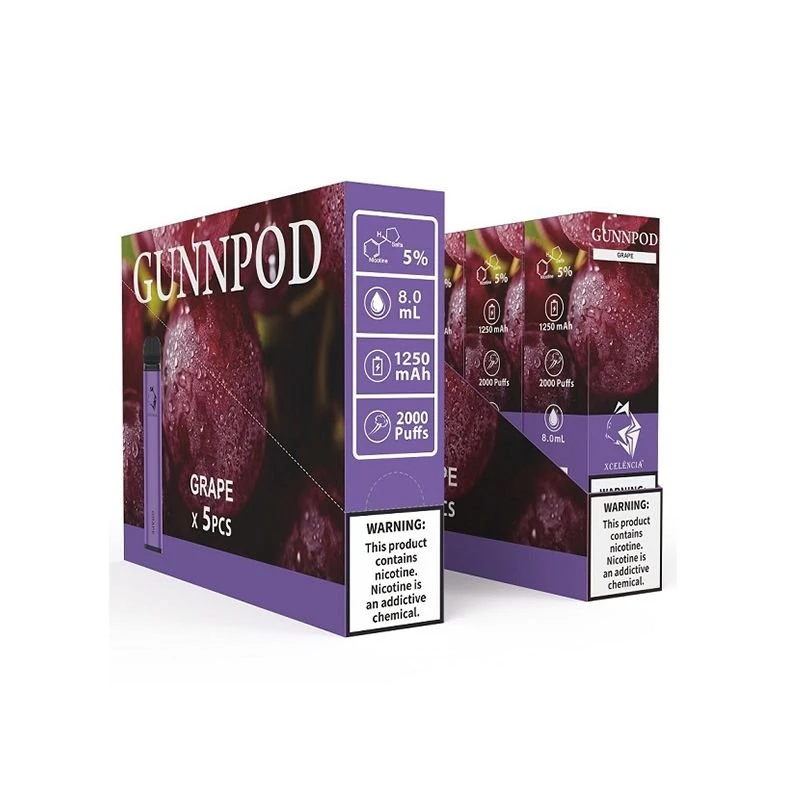 Gunnpod 2000 Puffs jednokratni vape