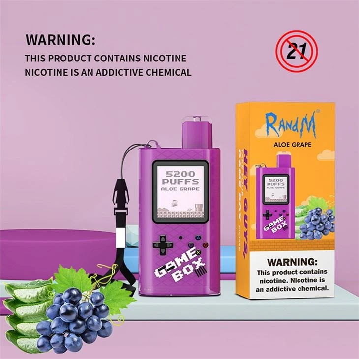 Randm igra kutija 5200 Puff jednokratna vape
