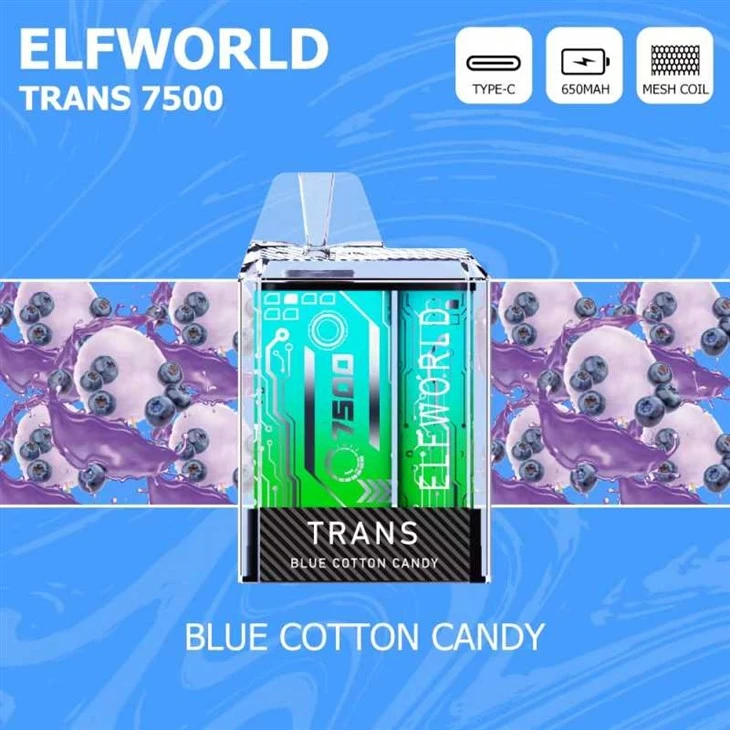 ELFWORLD   Trans 7500 Vape