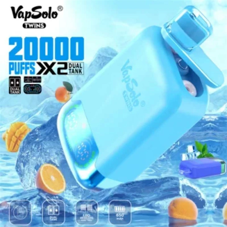 VapSolo Twins 20000 Puffs