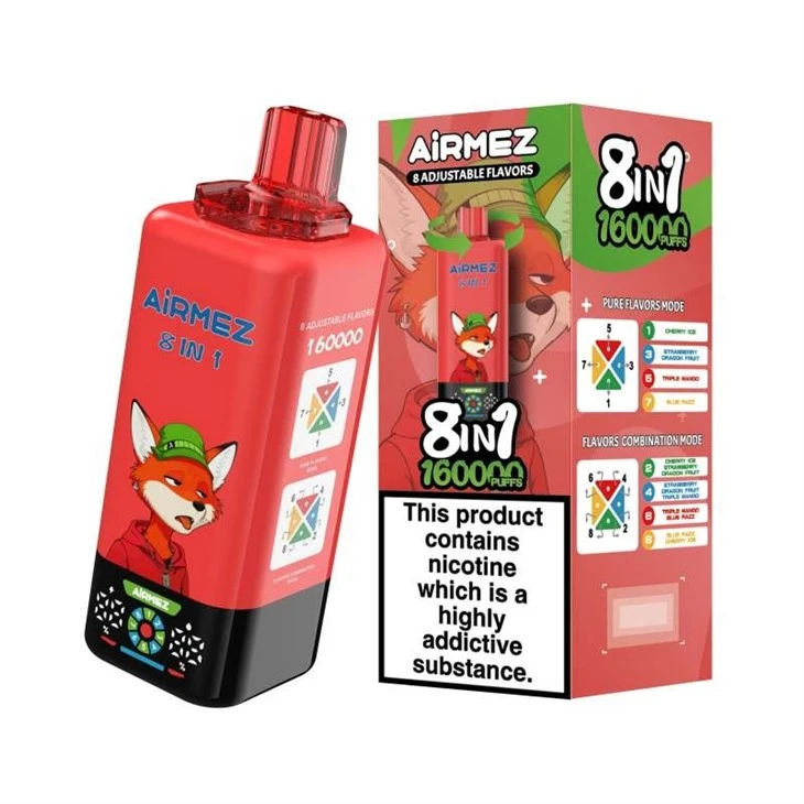 Airmez Fox 8IN1 160K Puffs Vape factory