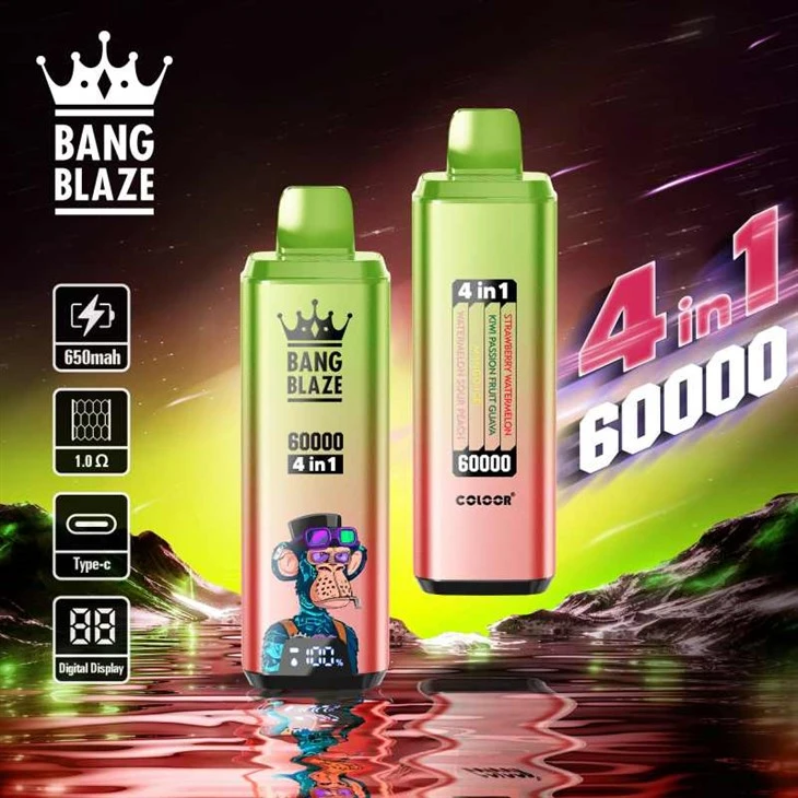 Bang Blaze 60000 Puffs 4 u 1 okus vape