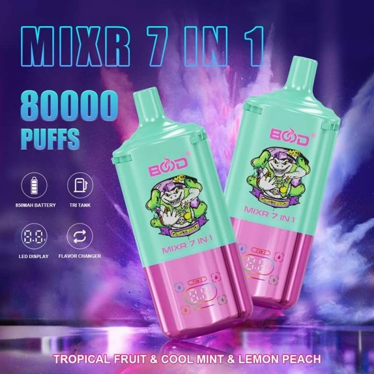 Tropical-fruit-&cool-mint-&Lemon-peach_BOOD MIXR 7 IN 1 80000