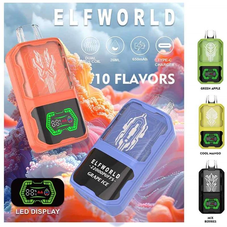 ELFWORLD AI22000 Puffs jednokratni Vape