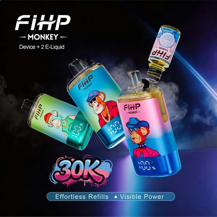 FIHP MONKEY 30000 Puffs TPD za ponovno punjenje