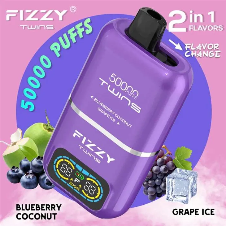 Fizzy Twins 50000 Puffs Dual aromi