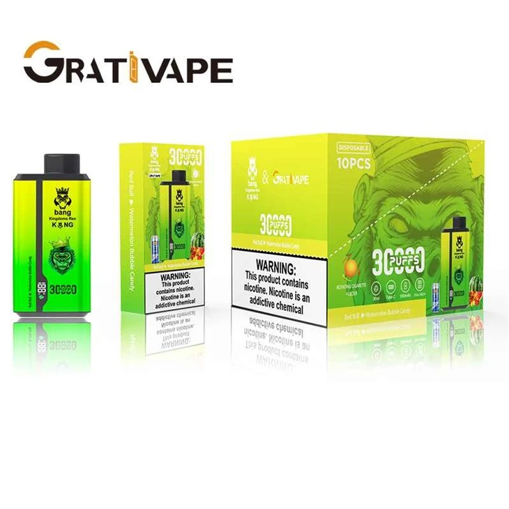 Grativape Bang King 30000 Puffs 2 u 1 okus