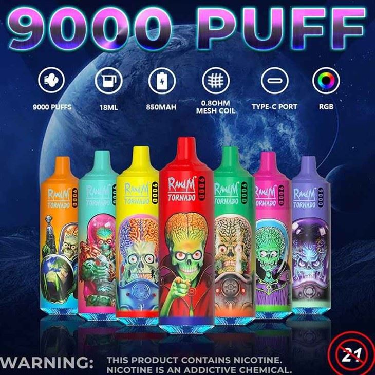 Randm Tornado 9000 Puffs jednokratni Vape