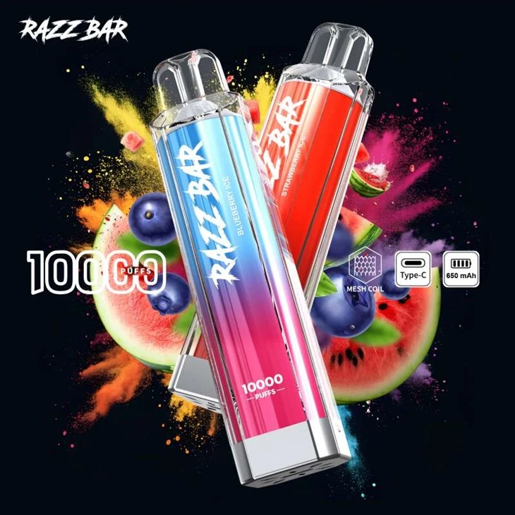 Razz bar kristal 1 0 000 puffs 0% nic